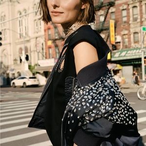 Scalpers x Olivia Palermo Bomber with glass detail S